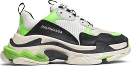 Кроссовки Mr. Porter x Balenciaga Wmns Triple S Trainer Neon Green 2018, белый 516590 w09o6 9063 | white