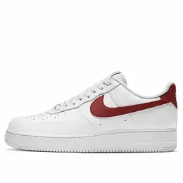 Кроссовки Nike Air Force 1 '07, размер US 9, white/red 103100087774