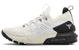 Кроссовки Project Rock 3 женские с низким верхом, белые/черные Under Armour 3023005-105