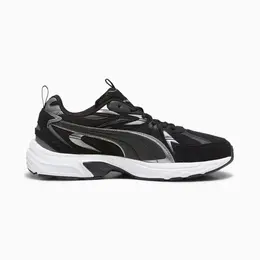 Кроссовки Puma Milenio Tech Suede, полнота F, размер 8 UK, черный/серый 247000294