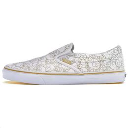 Кроссовки Vans Takashi Murakami X Slip-On LX 'Gold Skull', белый vn0zsiguf | white