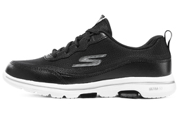 Skechers Скечерс Go Walk 5 Женские Черно-Белые Низкие Беговые Кроссовки с Амортизацией и Износостойкостью 124228-bkw | black white