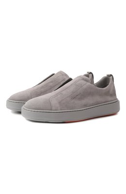 Замшевые кеды Cleanic Santoni mbcg21995cnitsey