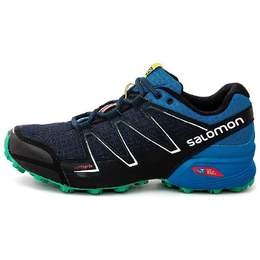 Salomon Кроссовки Speedcross Vario Anti Slip с низким верхом, износостойкие, мужские, черные, сине-зеленые 376121 | black blue green