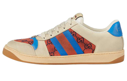 Кроссовки Gucci Screener Skateboard Shoes Women's Low-Top White Red/Blue 570443 9sfr0 7091