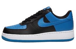 Кроссовки Nike Air Force 1 Lifestyle Shoes Unisex Low-top Blue With Black Lettering, синий 820266-010 | blue with black lettering