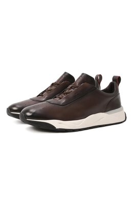 Кожаные кроссовки Innova Santoni mbig22027bintg0n