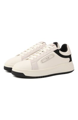 Кожаные кеды Emporio Armani x3x024/xr222