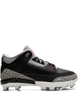 Jordan Air Jordan 3 Retro "Black/Fire Red/Cement Grey/White" cleats 24487498