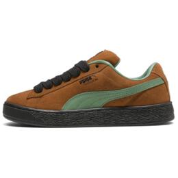 Кеды Puma Suede XL Series Skateboard Unisex Low-Top, коричневый/зеленый 395205-15 | taupe