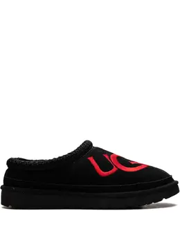 Ugg Tasman Logo "Black/Samba Red" slippers 28058262