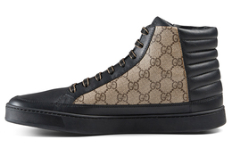 Кроссовки Gucci Gg Supreme High 'Black Tan' 386740 a9ln0 1162