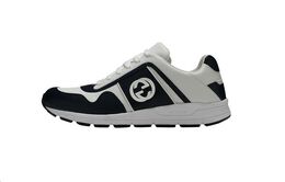 Кроссовки Gucci Leather Sneakers Black 426184 ayo10 1063