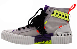 Кеды Kappa Canvas Shoes Unisex High-Top Gray k0aw5vs50-138