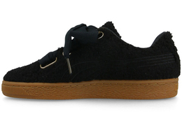 Кроссовки Puma Basket Heart Teddy 'Black' Women's 367030-02