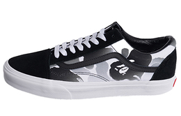 Кроссовки A Bathing Ape X Vans Old Skool Skateboard Shoes Unisex Low-Top Black White vn0a4oe22dr-黑白迷彩