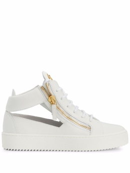 Giuseppe Zanotti кеды Kriss с вырезами, белый rs20066001 | белый