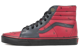 Кроссовки Vans SK8 Hi Marvel Deadpool Black Red va38geubj