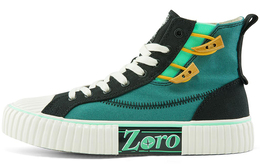 Кеды Kappa One Piece Canvas Shoes Unisex High-Top Duck Green/Black kpcbevs82c-3604
