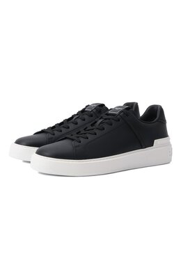 Кожаные кеды B-Court Balmain dm1vi288/lvtr