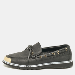 Giuseppe Zanotti Black Leather Bow Slip On Sneakers Size 42 1099382