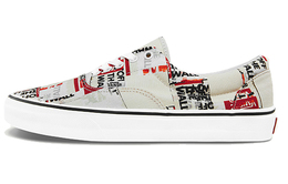Кроссовки Vans Era Skateboard Shoes Unisex Low-Top Gray Red vn0a4u39wn4