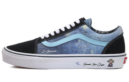 Кроссовки Vans Old Skool Skateboard Shoes Unisex Low-Top Blue/White Black vn000d3hnvy