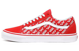 Кроссовки Old Skool Vans 'Logo Repeat - Racing Red' vn0a4u3bw35