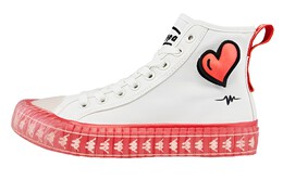 Кеды Kappa Canvas Shoes Unisex High-Top Heron Feather White kpctevs95-024