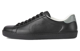 Кроссовки Gucci Ace Perforated Interlocking G Black 599147 ayo70 1069