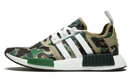Кроссовки Adidas Nmd R1 Bape Olive Camo ba7326