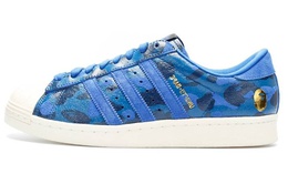 Кроссовки Adidas Superstar 80s Undefeated Bape Blue Camo s74775