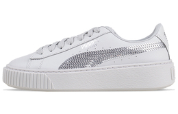 Кроссовки Puma Basket Platform Grey Bling Women's 367237-02
