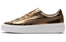 Кроссовки Puma Basket Platform Luxe 'Gold' Women's 366687-02