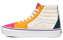 Кроссовки Vans Mini Cord SK8-HI Platform 2.0 White/Yellow/Red Women's vn0a3tknwvy