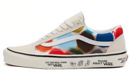 Кроссовки Vans Old Skool Skateboard Shoes Unisex Low-Top White Red Blue vn0a54f39xq