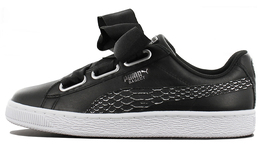 Кроссовки Puma Basket Heart Oceanaire 'Black' Women's 366443-01