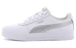 Кроссовки Puma Carina Leather 'White Grey' Women's 370325-18