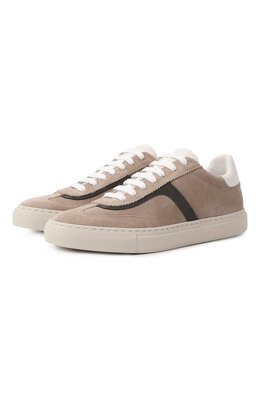 Замшевые кеды Brunello Cucinelli mzsfg2908