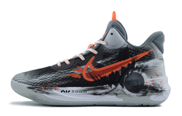 Баскетбольные кроссовки KD Trey 5 IX Basketball Shoes Unisex Mid-Top Black/Gray/Orange Nike cw3402-011(team196-男款魅影) | black