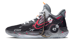 Баскетбольные кроссовки KD Trey 5 IX Basketball Shoes Unisex Mid-Top Black/Gray/Red Nike cw3402-011(team296-镰刀凯影) | black