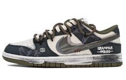 Кроссовки Nike Dunk Skateboard Shoes Women's Low-Top Blue, синий dd1503-120(team163-斑驳星际) | navy blue