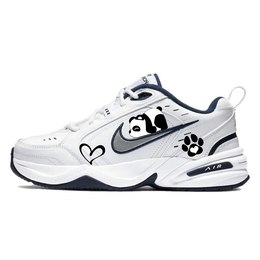Кроссовки Air Monarch 4 Chunky унисекс с низким верхом синего/белого цвета Nike, белый 415445-102(team352-爬爬熊猫) | white