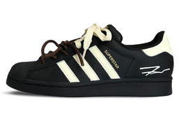 Кроссовки для скейтбординга Originals Superstar, унисекс, низкие, черный/желтый Adidas eg4959(teamk-黄油松饼) | black