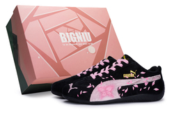 Кроссовки Speedcat Lifestyle унисекс с низким верхом, черный/розовый Puma 398846-01(team80男女款蝶舞流光s-box) | black/pink