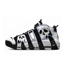 Баскетбольные кроссовки Air More Uptempo Vintage унисекс с низким верхом, черный/белый Nike dv0819-001(teamd-万圣节骷髅) | white