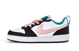 Nike Низкие женские кроссовки для скейтбординга Court Borough, цвет: черный, розовый hf0742-161(team86-糖果) | black pink