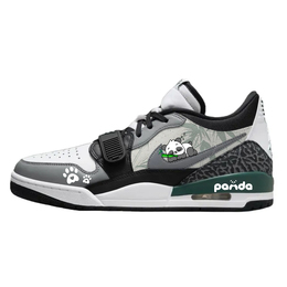 Баскетбольные кроссовки Legacy 312 Vintage Men Low-Top Grey/White Jordan cd7069-131(team10-沉睡熊猫) | gray