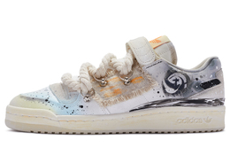 Кроссовки Adidas FORUM Skateboard Shoes Unisex Low-Top Beige Yellow/Black hq6332(team80-男女同款雾山)
