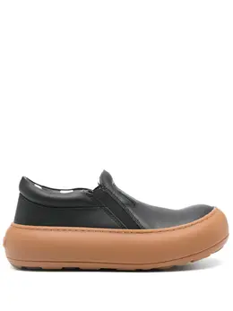 Moschino oversized-sole leather sneakers 26867735